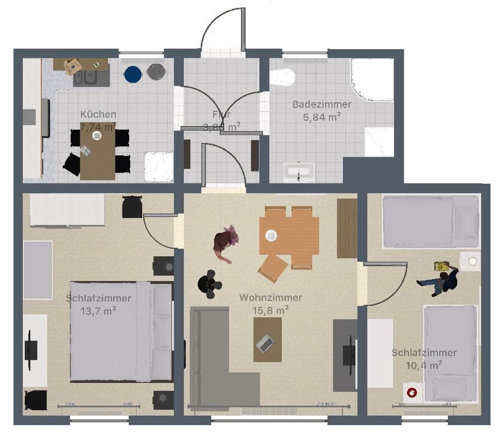 Ferienwohnung Kuehl Boossen Exteriör bild
